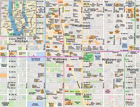 Midtown Manhattan/Times Square Map | Red Paw Technologies