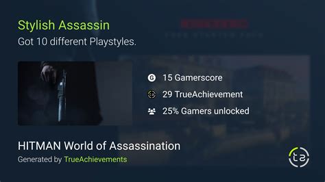 Stylish Assassin achievement in HITMAN World of Assassination