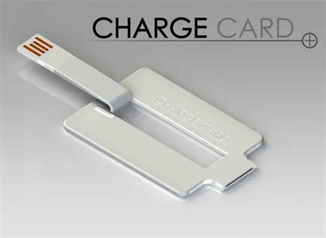 ChargeCard USB Cable Fits Into Your Wallet or Pocket - Tuvie Design