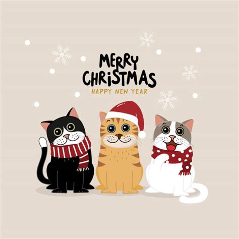 Holiday Cat Clipart Cartoon