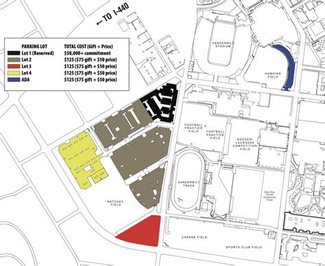 Scott Stadium Parking Map