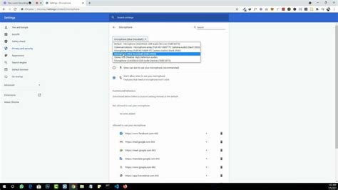 How to setup/change default microphone Chrome browser | Browser ...