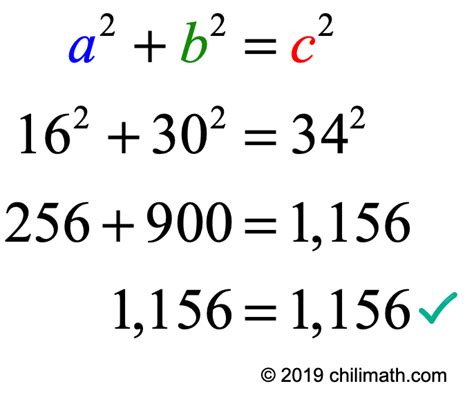 Generating Pythagorean Triples | ChiliMath