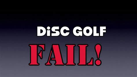 Disc Golf Fail 1 - YouTube