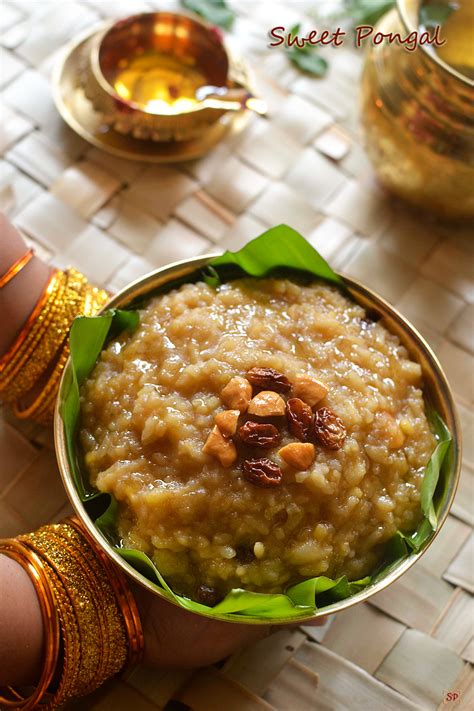 Sweet Pongal Recipe | Sakkarai Pongal Recipe - Sharmis Passions