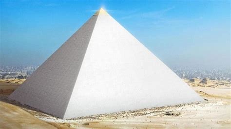 What did the ancient Egyptian pyramids look like when they were built ...