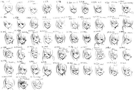 50 Expressions Anime by Bardi3l on deviantART | Anime expressions ...