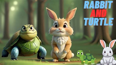 THE RABBIT AND THE TURTLE RACE : SLOW AND STEADY WINS THE RACE ...