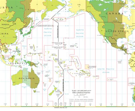 Pacific Time Zones Map