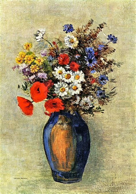 Vase of Flowers, c.1904 - Odilon Redon - WikiArt.org