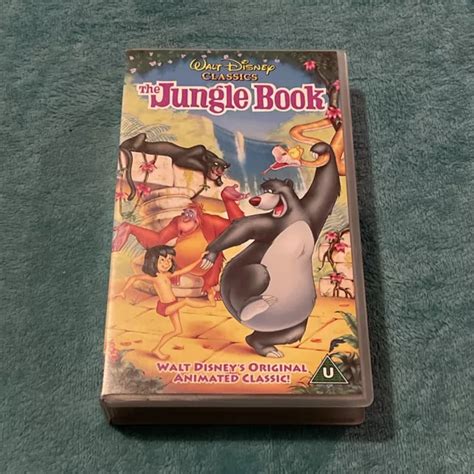 THE JUNGLE BOOK - Walt Disney Classic - Pal Vhs Video Cassette - **Vgc ...