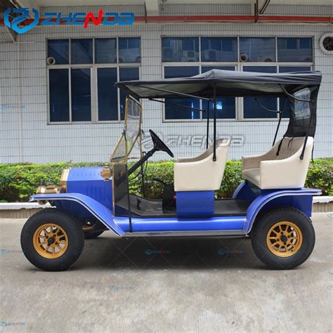 AC 48V 5000W Vintage Car 2+2 Seater Electric Classical Car - China ...