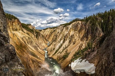 Grand Canyon of Yellowstone from the Lower Falls Overlook