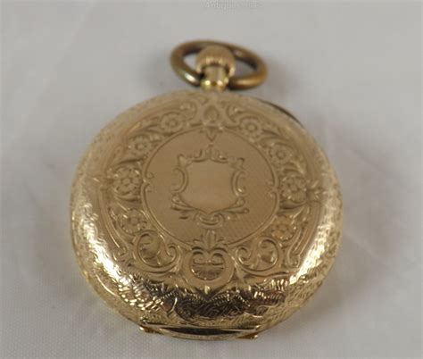 Antiques Atlas - Ladies Gold Pocket Watch