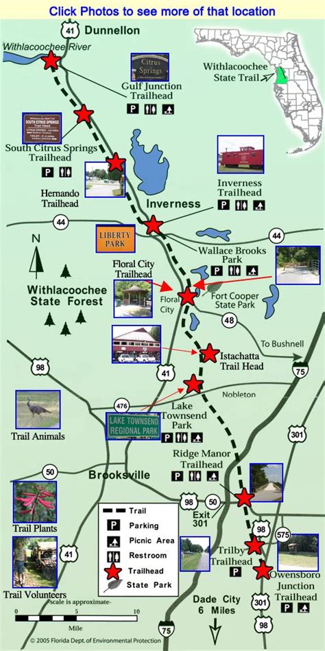 Withlacoochee Trail Map | Museum: Mills Grove Preserve History and ...