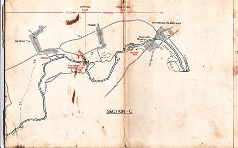 1960's Nene map - Nene Boaters