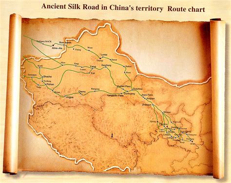 Silk Road Map, Silk Route Map, Tourist Map of Silk Road-Silk Road Travel