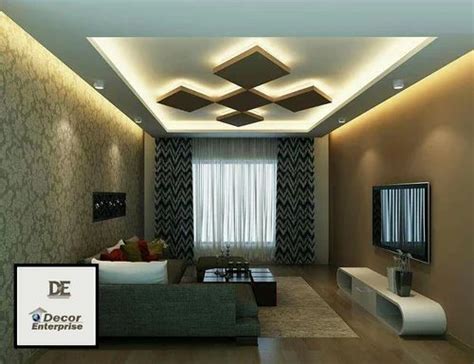 Gypsum Board Ceiling Design For Living Room | Bryont Rugs and Livings