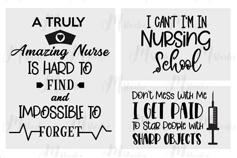 Nurse quotes svg bundle (153441) | Cut Files | Design Bundles