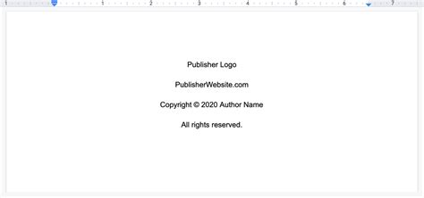 How To Create A Book Copyright Page (Free Template)