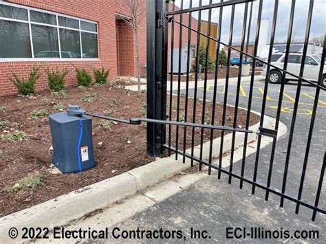 Automatic Swing Gate Operators At Southern Cook County Site