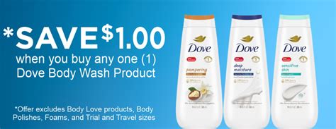 Dove Canada Coupons: Save $1 on any Dove Body Wash - Canadian Freebies ...