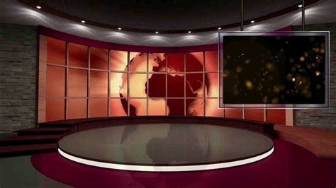 Virtual Studio Green Screen Video, TV Studio Background Animation - 456 ...