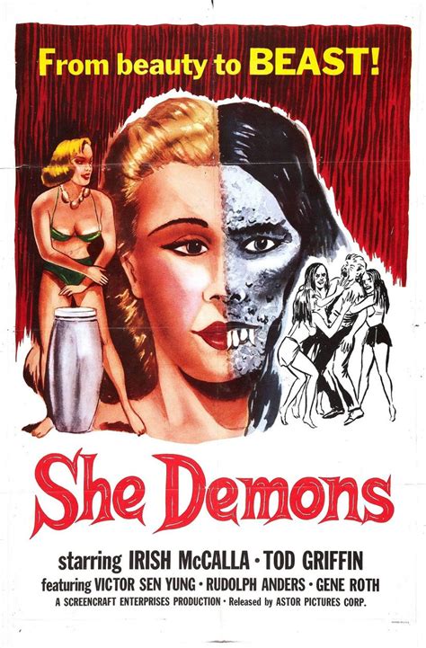 She Demons (1958) – The Visuals | Classic horror movies posters, Horror ...