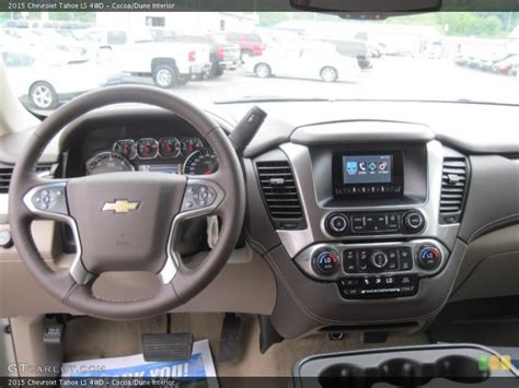 Cocoa/Dune Interior Dashboard for the 2015 Chevrolet Tahoe LS 4WD ...