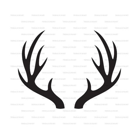 Deer Antlers Silhouette Png