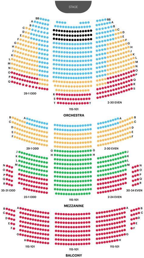 St. James Theater Seating Chart : Best Seats, Real-Time Pricing & Reviews