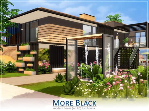 More Black house by Lhonna at TSR » Sims 4 Updates