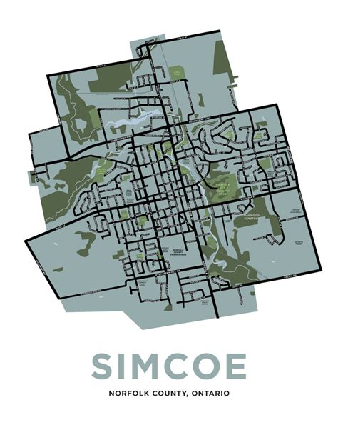 Simcoe Map Print – Jelly Brothers