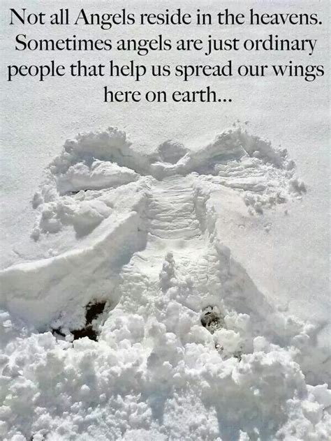 Snow angels | Angel quotes, Angels among us, Here on earth