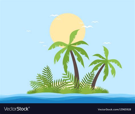 Island Royalty Free Vector Image - VectorStock