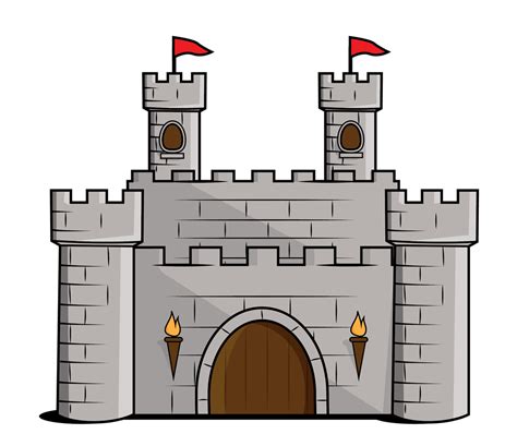 Castle entrance clipart - Clipground