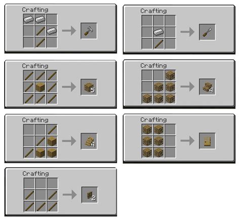 Fence Recipe Minecraft | Recipes Carte