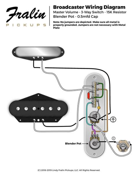 Broadcaster Wiring Diagram - Fralin Pickups