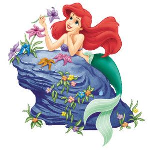 Image - Ariel on rock.jpg - DisneyWiki