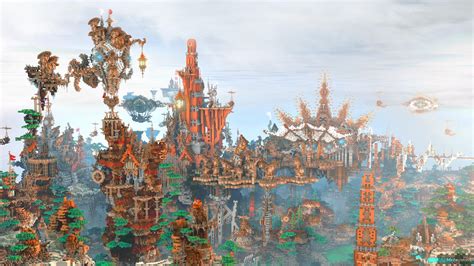 Minecraft Steampunk Underground City