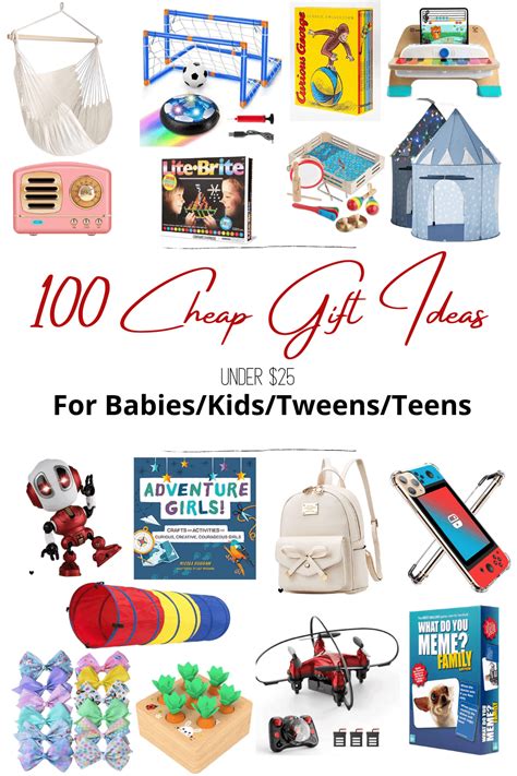 100 Best Cheap Gifts for Kids Babies and Teens for Christmas - Bless'er ...