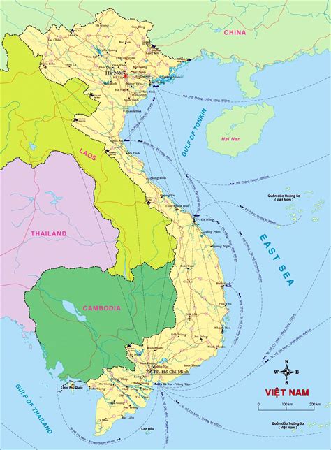 Vietnam Maps | Printable Maps of Vietnam for Download