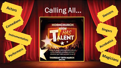 Hornchurch High School » Talent Show Auditions