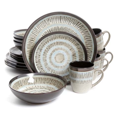 Gibson Durham 16 Piece Round Dinnerware Set - Home - Dining ...