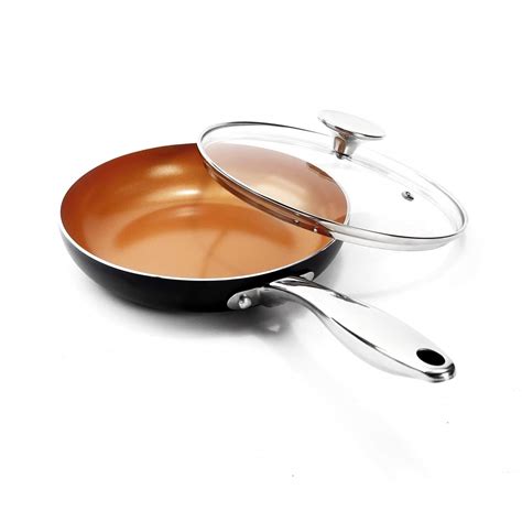 MICHELANGELO 8 Inch Frying Pan with Lid, Ultra Nonstick Small Frying ...