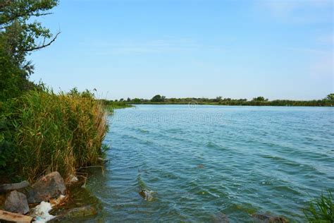 Beautiful View of the Samara River with Picturesque Steep Banks and ...