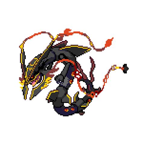 Mega Rayquaza Pixel Art