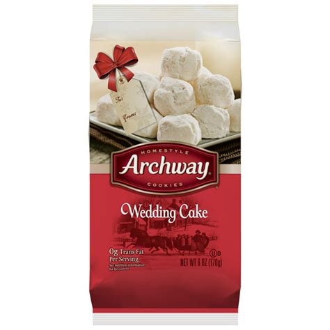 Archway Wedding Cake Cookies, Holiday Limited Edition, 6 Oz - Walmart ...