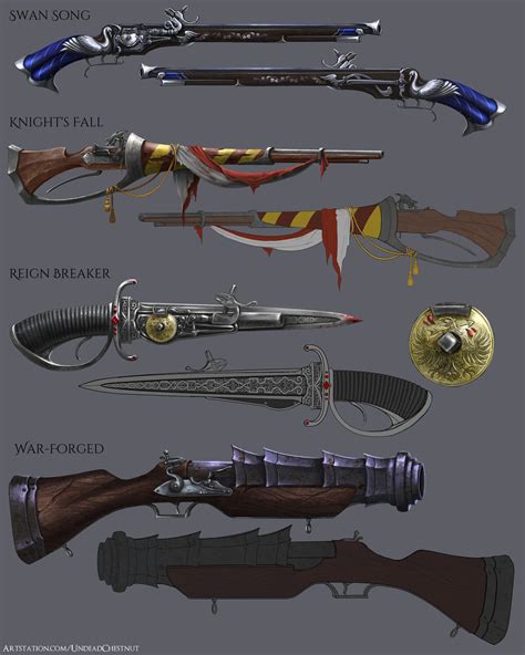 ArtStation - Fantasy Firearm Designs