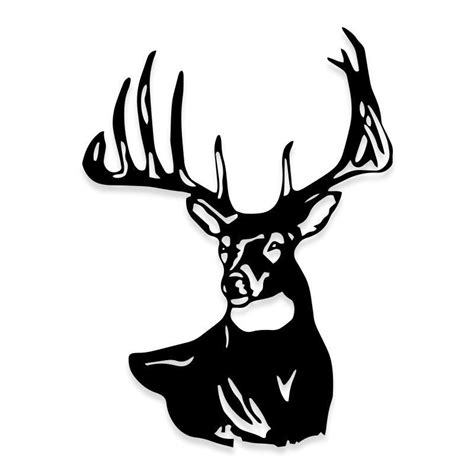 Deer Hunting Big Buck Silhouette Decal Sticker – Decalfly